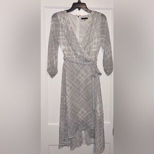 Tommy Hilfiger Gray Long Sleeve Dress